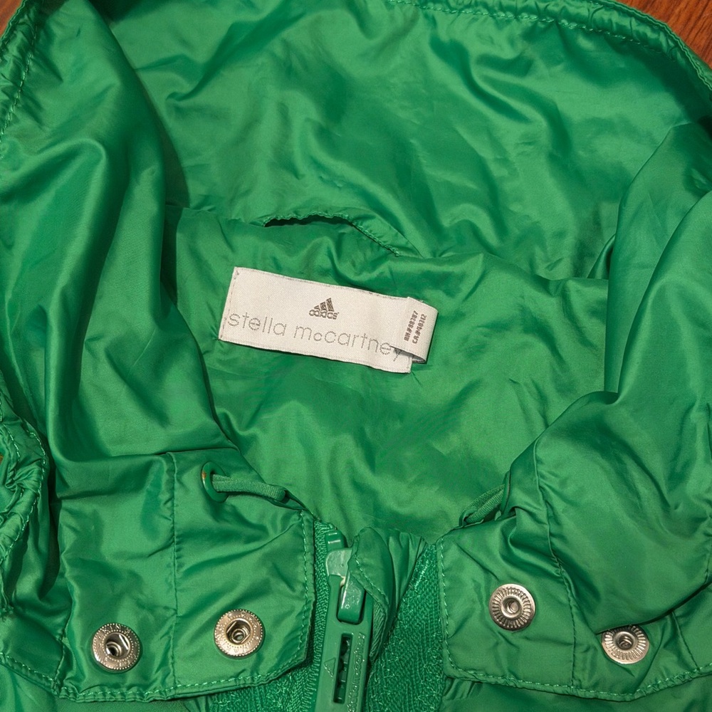 Adidas by Stella McCartney Green Lightweight Track Jacket - Picture 3 of 7